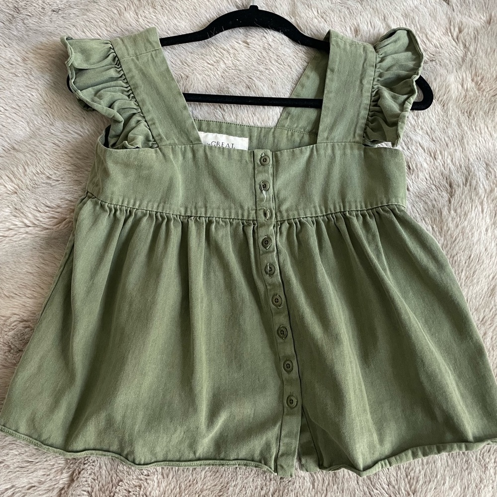 The Great green tank top / Sz 0